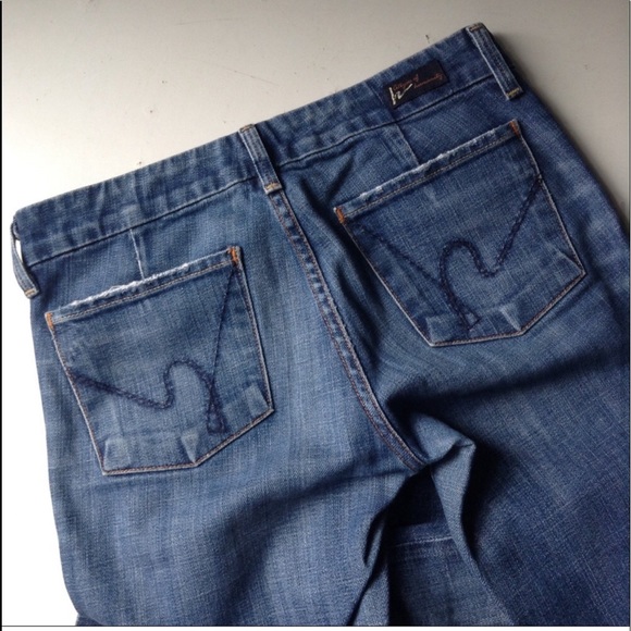 COH FAYE STRETCH low waist full leg Jeans SZ 27 - Picture 8 of 14